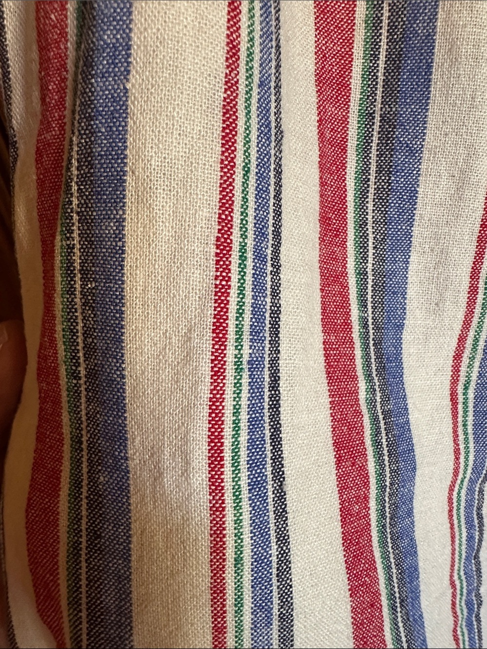 Old Navy Wide-Leg Striped Cotton Pants - Multicolor, size Medium - Picture 5 of 6